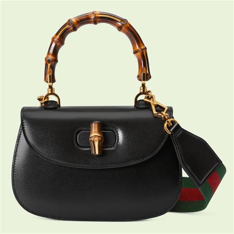 borsa shopper gucci vernice verde manico regolabili|Borse a mano Gucci Bamboo Shopper per Donna .